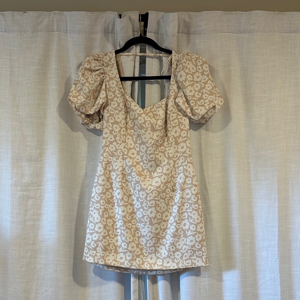 Boskemper Cream Floral Dress